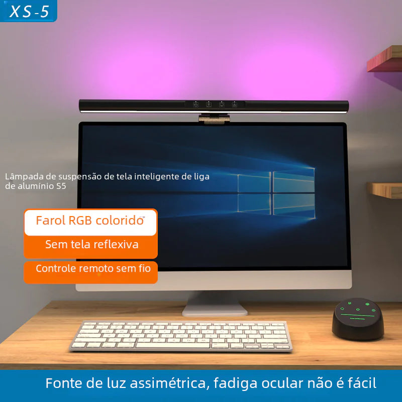 Luz de Monitor Asimétrica Colorida para el Cuidado de los Ojos